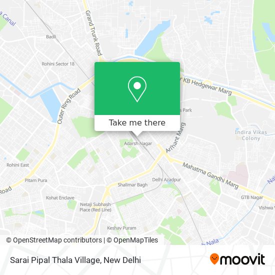 Sarai Pipal Thala Village map