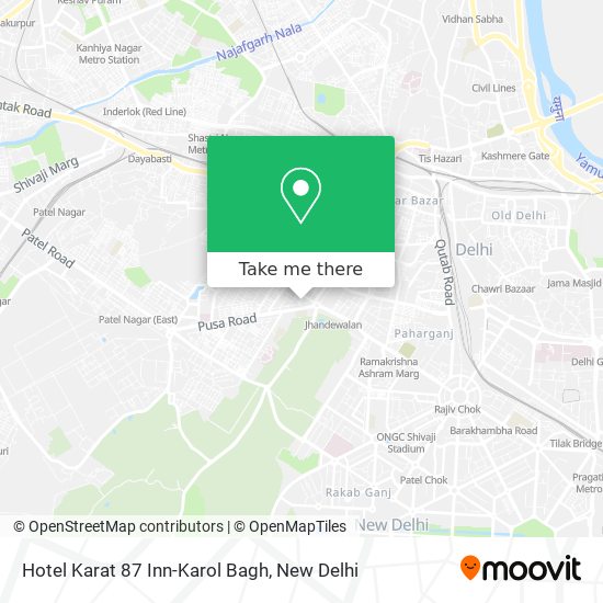 Hotel Karat 87 Inn-Karol Bagh map