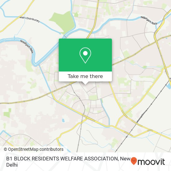 B1 BLOCK RESIDENTS WELFARE ASSOCIATION map