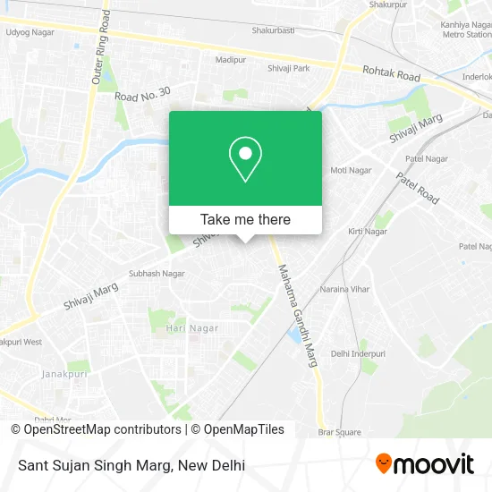 Sant Sujan Singh Marg map