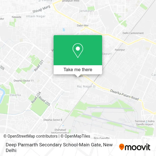Deep Parmarth Secondary School-Main Gate map
