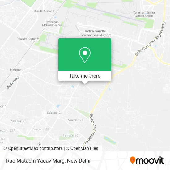 Rao Matadin Yadav Marg map