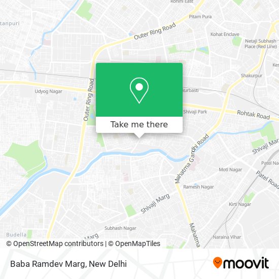 Baba Ramdev Marg map