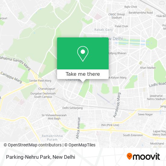 Parking-Nehru Park map