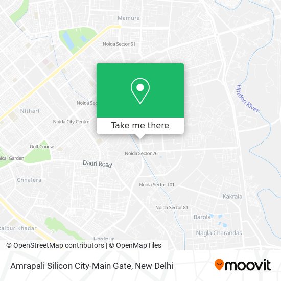 Amrapali Silicon City-Main Gate map