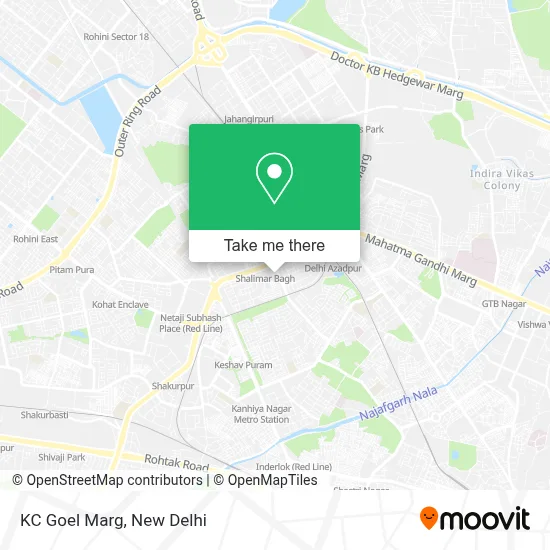 KC Goel Marg map
