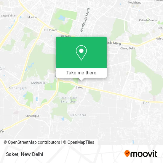 Saket map