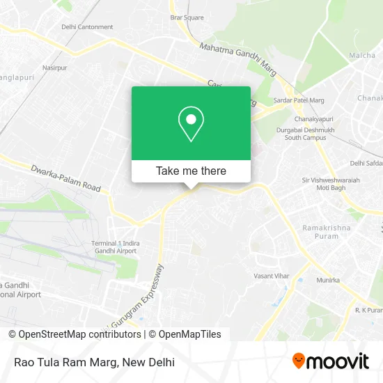 Rao Tula Ram Marg map