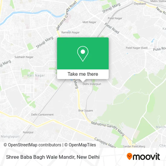 Shree Baba Bagh Wale Mandir map