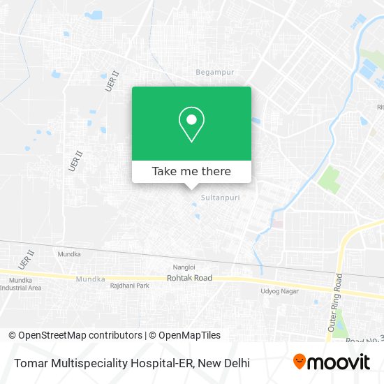 Tomar Multispeciality Hospital-ER map
