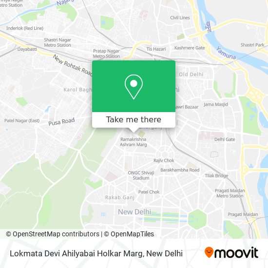 Lokmata Devi Ahilyabai Holkar Marg map