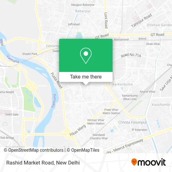 Rashid Market Road map