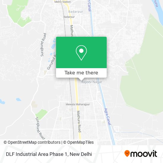 DLF Industrial Area Phase 1 map