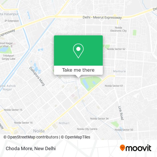 Choda More map