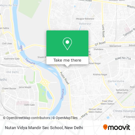 Nutan Vidya Mandir Sec School map