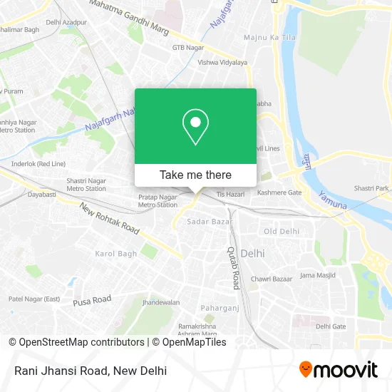 Rani Jhansi Road map