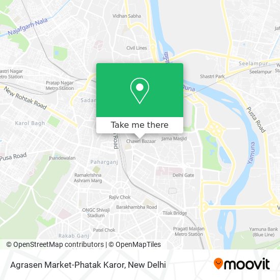 Agrasen Market-Phatak Karor map