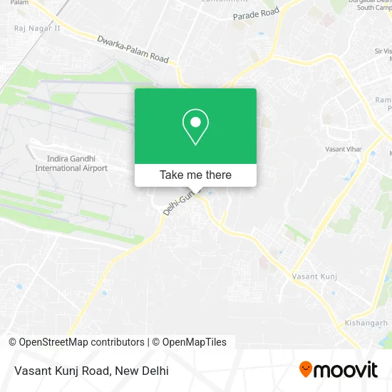 Vasant Kunj Road map