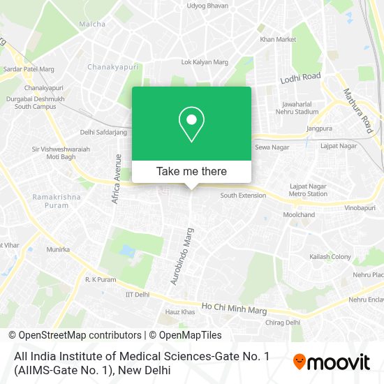 How To Get To All India Institute Of Medical Sciences Gate No 1 AIIMS