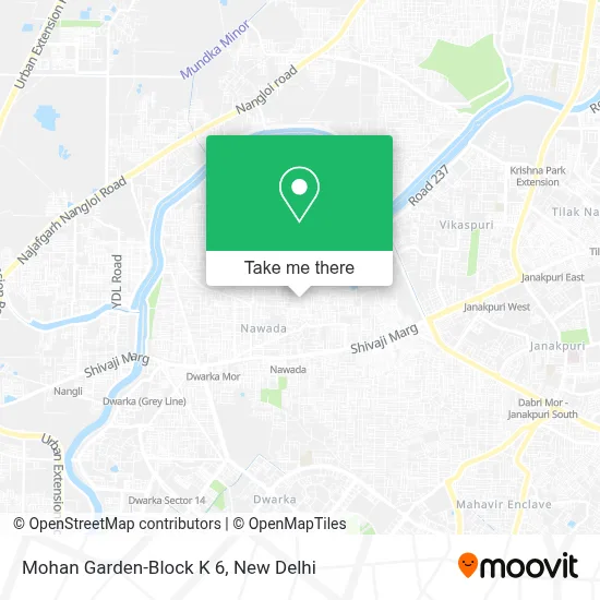 Mohan Garden-Block K 6 map