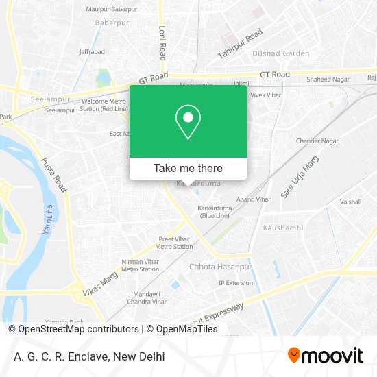 A. G. C. R. Enclave map