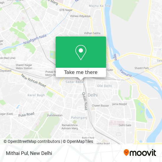 Mithai Pul map