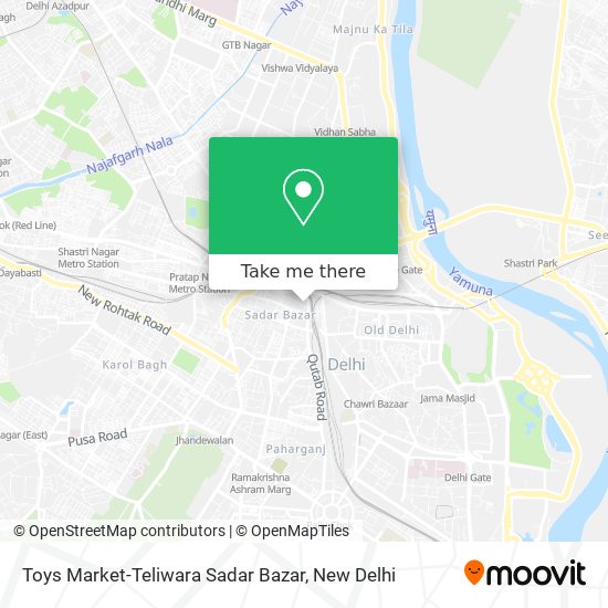 Toys Market-Teliwara Sadar Bazar map