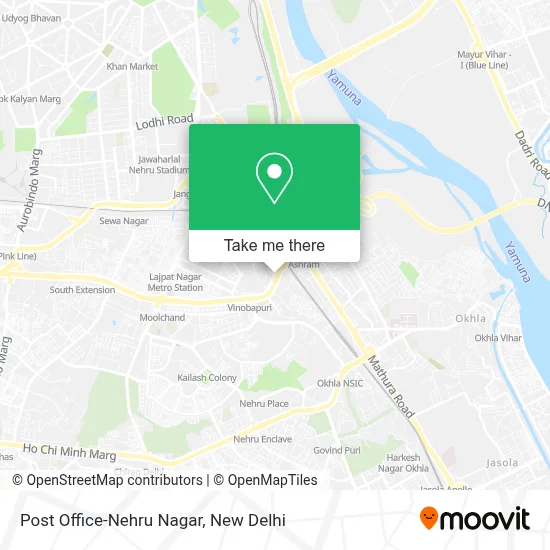 Post Office-Nehru Nagar map