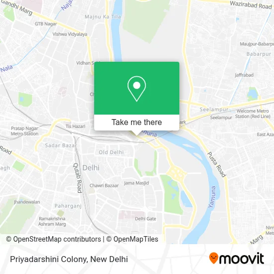 Priyadarshini Colony map