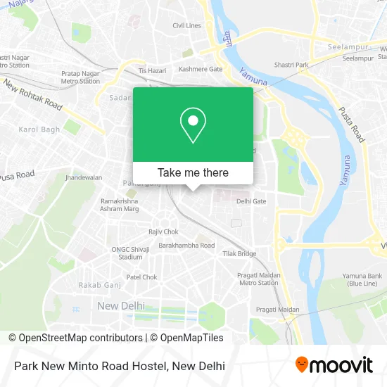 PARK-NEW MINTO ROAD HOSTEL map