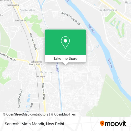 Santoshi Mata Mandir map
