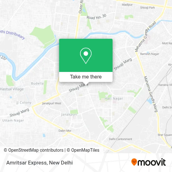 Amritsar Express map