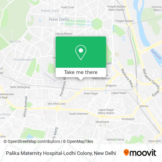 Palika Maternity Hospital-Lodhi Colony map