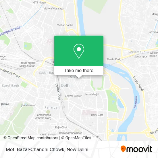 Moti Bazar-Chandni Chowk map