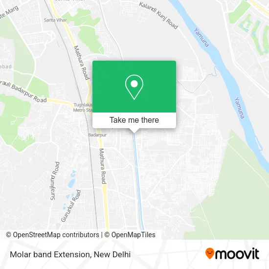 Molar band Extension map