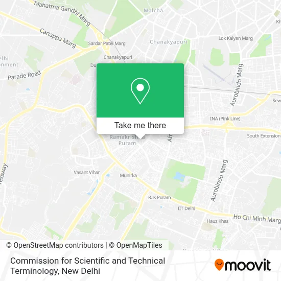 Commission for Scientific and Technical Terminology map