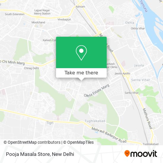 Pooja Masala Store map