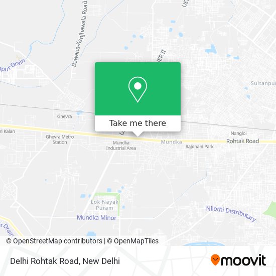 Delhi Rohtak Road map