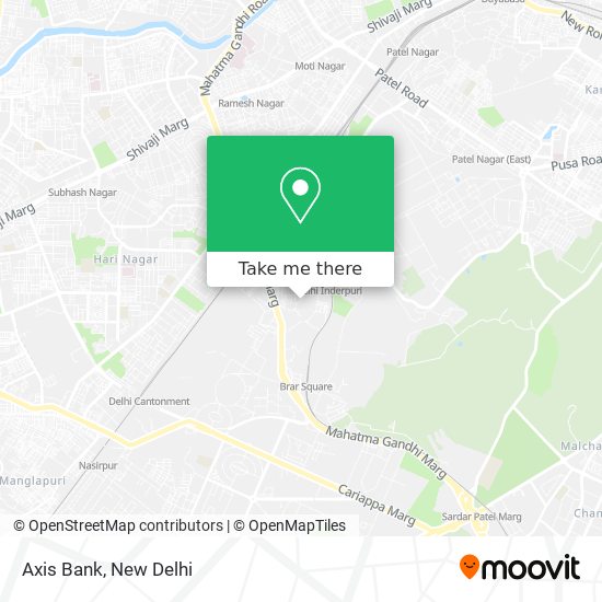 Axis Bank map