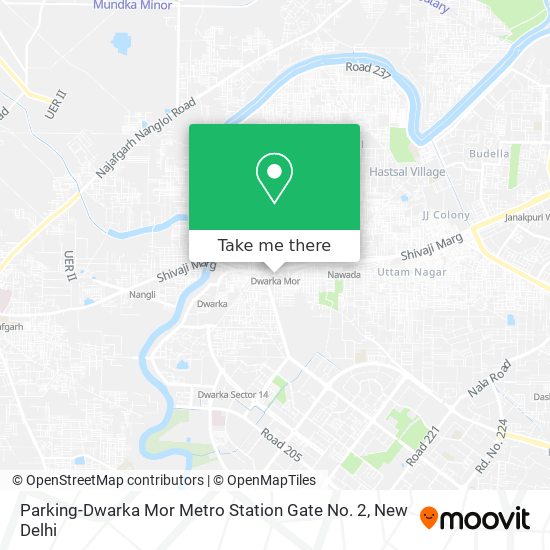 Parking-Dwarka Mor Metro Station Gate No. 2 map