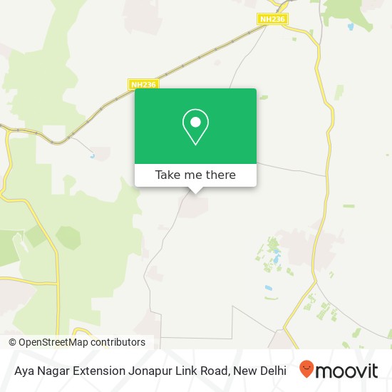 Aya Nagar Extension Jonapur Link Road map