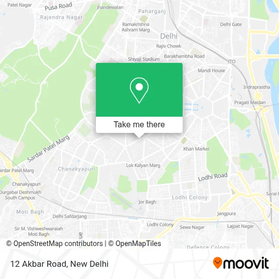12, Akbar Road map