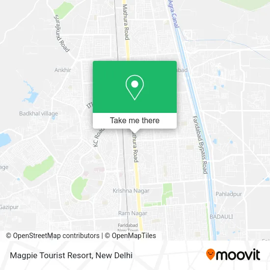 Magpie Tourist Resort map