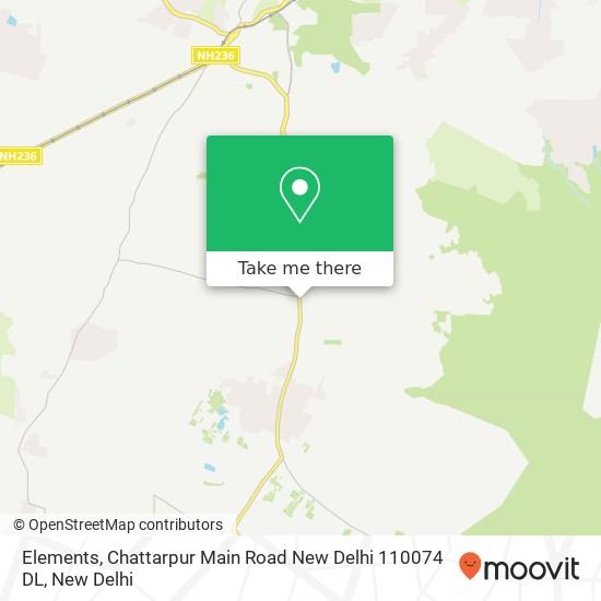 Elements, Chattarpur Main Road New Delhi 110074 DL map