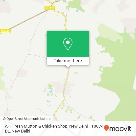 A-1 Fresh Mutton & Chicken Shop, New Delhi 110074 DL map