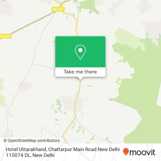 Hotel Uttarakhand, Chattarpur Main Road New Delhi 110074 DL map