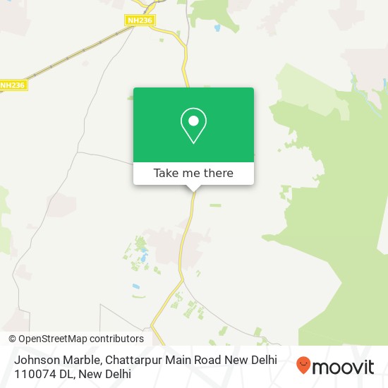 Johnson Marble, Chattarpur Main Road New Delhi 110074 DL map