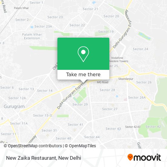 New Zaika Restaurant map