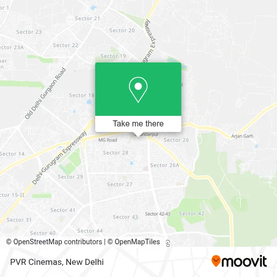 PVR Cinemas map