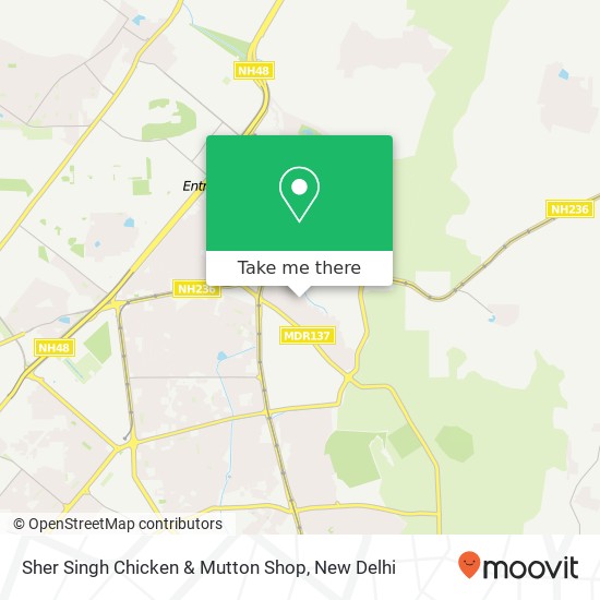 Sher Singh Chicken & Mutton Shop, Gurgaon 122010 HR map